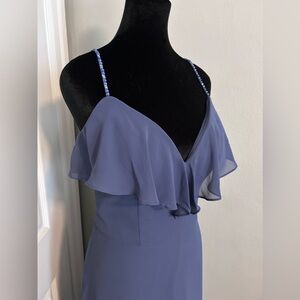 Morilee Storm Chiffon bridesmaids dress size 10